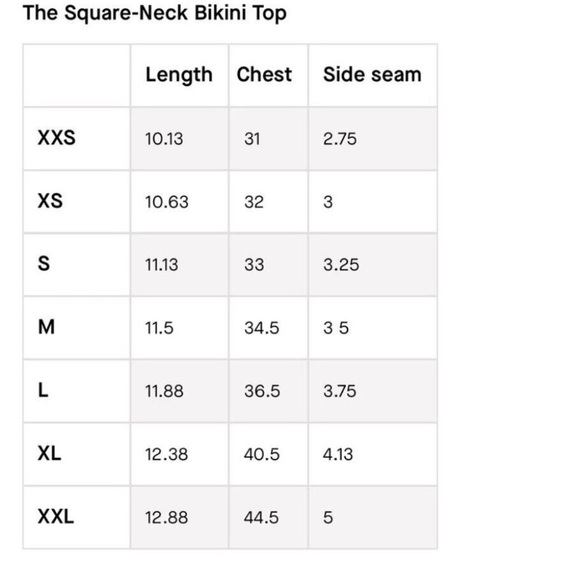 Everlane Women's NWT Black Square-Neck Bikini Top XL Bathing Suit Swim Beach - Picture 12 of 13